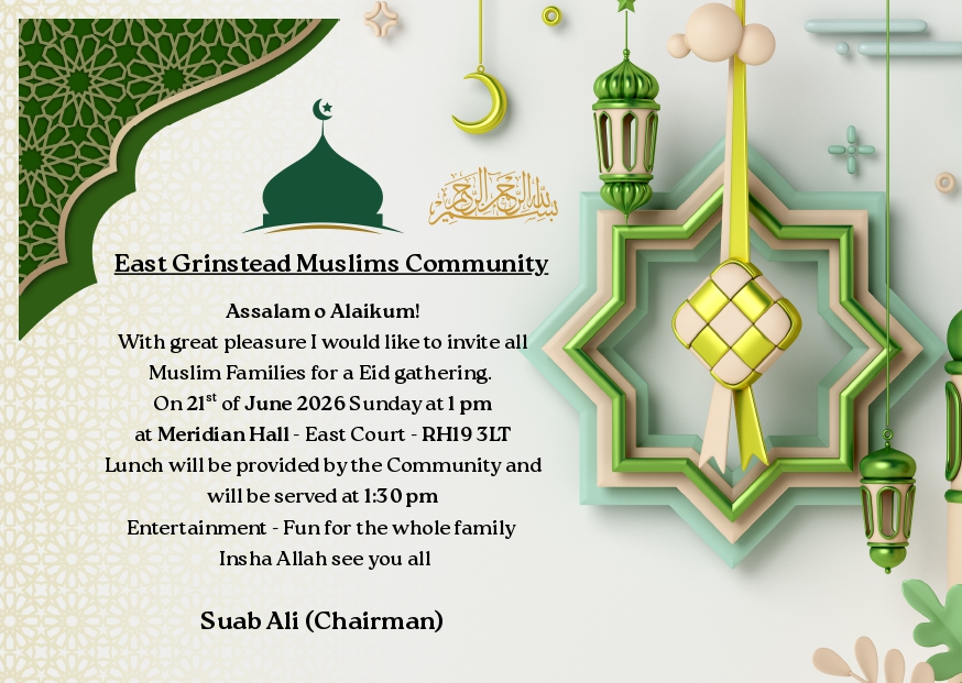 E G Muslim Community Centre Event
