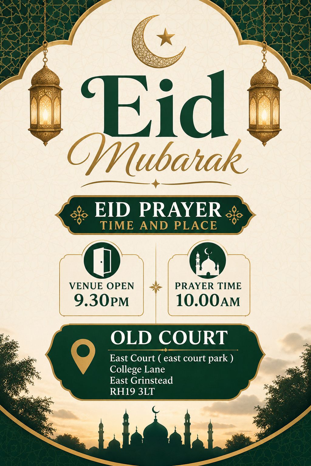 E G Muslim Community Centre Event